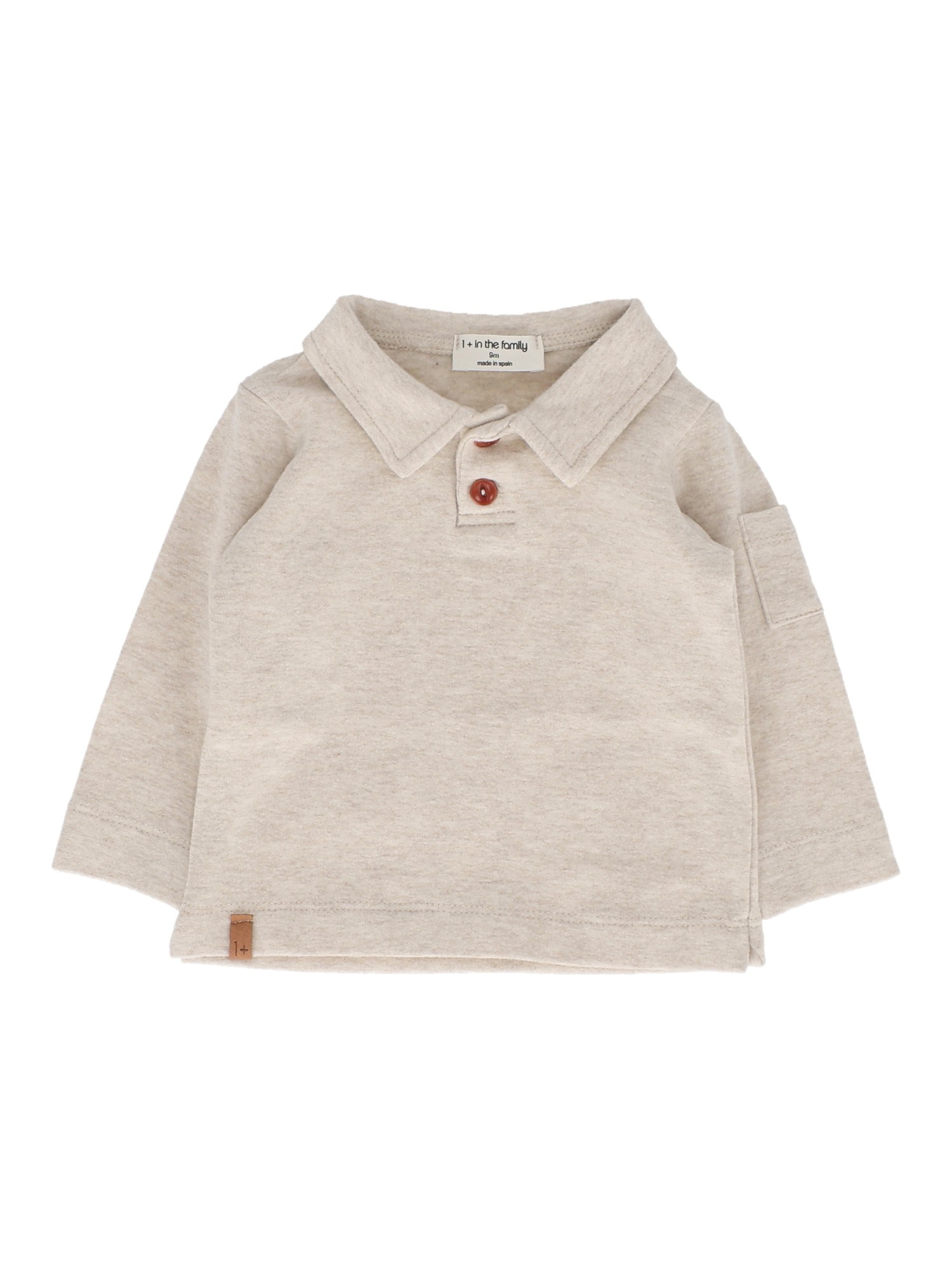 One More In The Family L.sleeve Polo In White