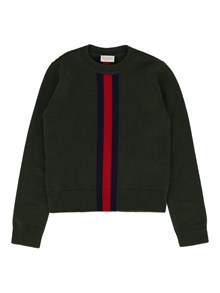 GUCCI KIDS J L/S CREW NECK WO PLAIN ST W/