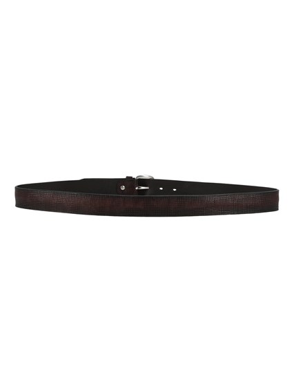 ALBERTO LUTI Garment-dyed mesh-effect belt
