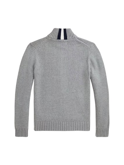 POLO RALPH LAUREN LS FZ MOCK-TOPS-SWEATER