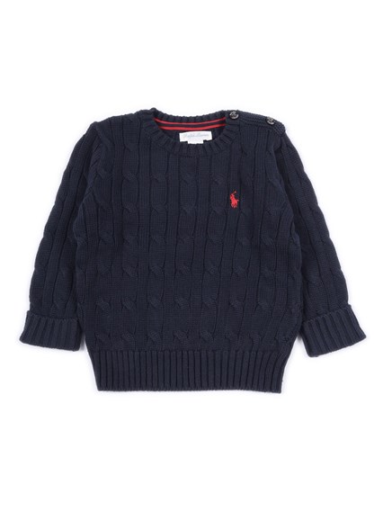 POLO RALPH LAUREN LS CABLE CN-TOPS-SWEATER