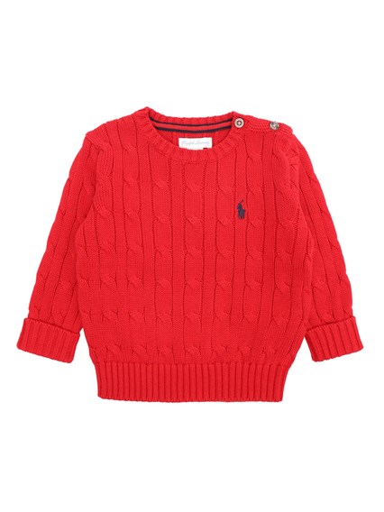 POLO RALPH LAUREN LS CABLE CN-TOPS-SWEATER