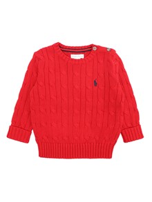 POLO RALPH LAUREN LS CABLE CN-TOPS-SWEATER