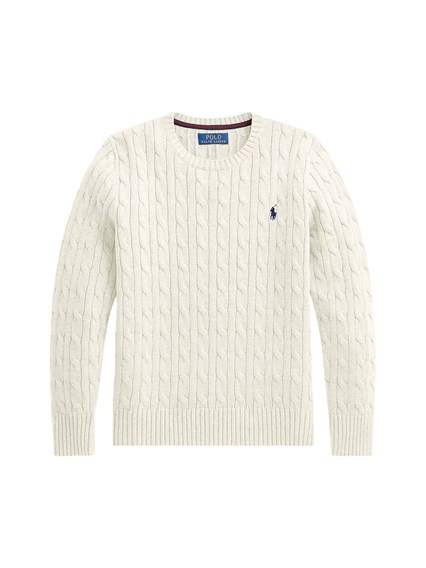 POLO RALPH LAUREN LS CABLE CN-TOPS-SWEATER