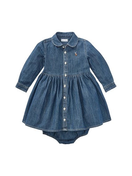 POLO RALPH LAUREN DENIM SHIRTD-DRESSES-WOVEN