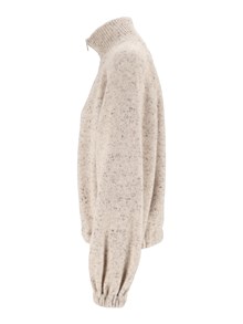 FABIANA FILIPPI BOMBER AMPIO IN FILATO BOTTONATO E LUREX COLOR CASHA'
