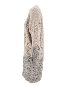 FABIANA FILIPPI BOMBER PLATINUM PUNTO TRAFORATO BANDA BICOLORE FONDO COLOR CASHA'