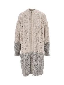 FABIANA FILIPPI BOMBER PLATINUM PUNTO TRAFORATO BANDA BICOLORE FONDO COLOR CASHA'