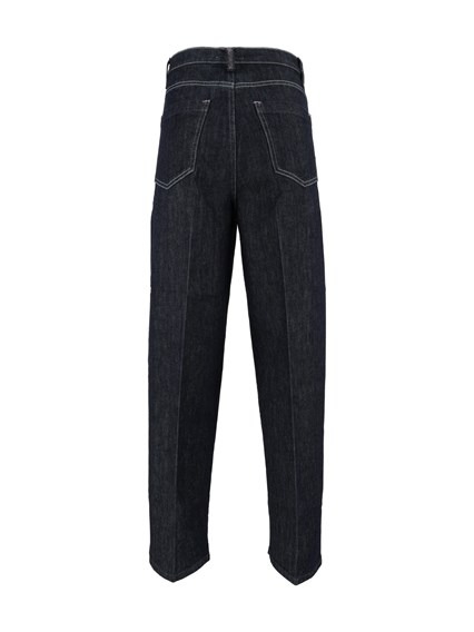 FABIANA FILIPPI DENIM BARREL FIT 5 POCKET TROUSERS