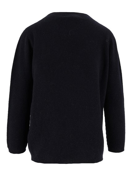 FABIANA FILIPPI LUREX PLATINUM BOATNECK SWEATER
