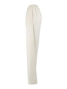 FABIANA FILIPPI FLANNEL WIDE LEG PANTS WITH ELASTIC WAISTBAND
