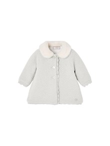 PAZ RODRIGUEZ KNIT NEWBORN COAT "LEIRA"