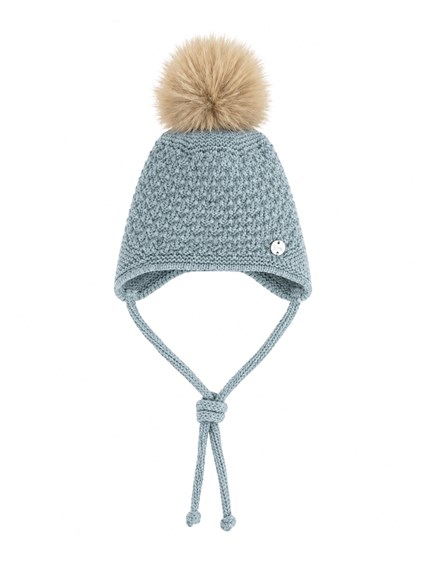 Paz Rodriguez KNIT NEWBORN HAT "PONTE"