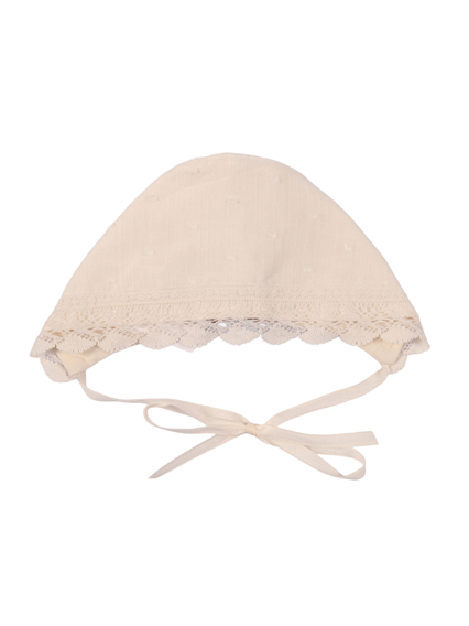 Paz Rodriguez WOVEN NEWBORN BONNET "ESENCIAL"