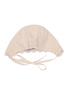Paz Rodriguez WOVEN NEWBORN BONNET "ESENCIAL"