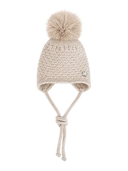 Paz Rodriguez KNIT NEWBORN HAT "PONTE"