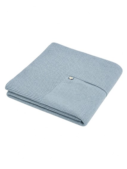 Paz Rodriguez KNIT NEWBORN BLANKET "ESENCIAL"
