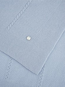 Paz Rodriguez KNIT NEWBORN BLANKET 90x90 "ESSENTIA OI 26-27"