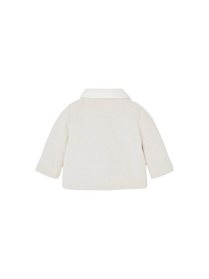 PAZ RODRIGUEZ KNIT NEWBORN COAT "FOGAR"