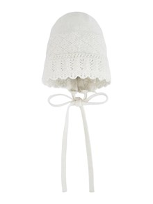 Paz Rodriguez KNIT NEWBORN BONNET "PAZ OI 26-27"