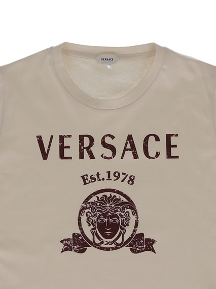 Versace T-SHIRT JERSEY + ST. VERSACE VARSITY