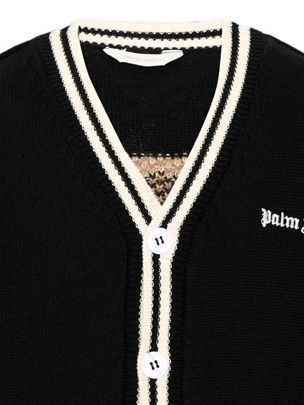 PALM ANGELS KIDS BOY CARDIGAN