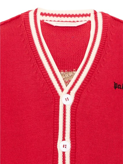 PALM ANGELS KIDS BOY CARDIGAN