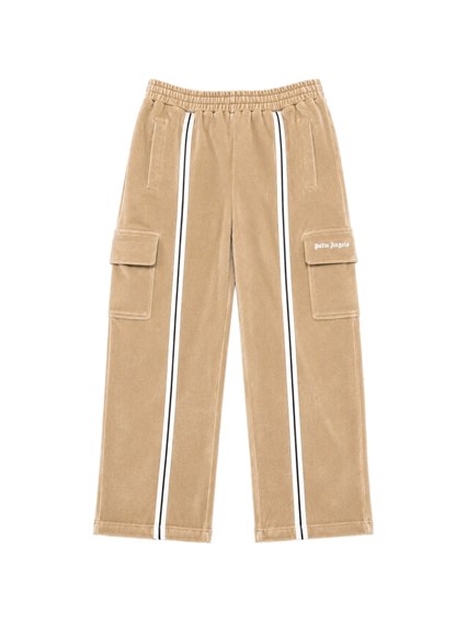 PALM ANGELS KIDS VELVET PANTS BOY
