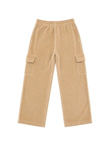 PALM ANGELS KIDS VELVET PANTS BOY