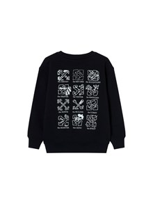 OFF-WHITE MULTILOGO CREWNECK