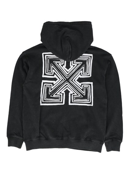 OFF-WHITE ARROW MONOGRAM HOODIE ZIP UP