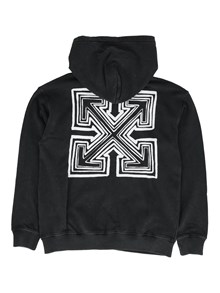 OFF-WHITE ARROW MONOGRAM HOODIE ZIP UP