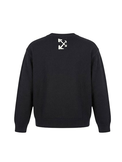 OFF-WHITE LOGO PATCH KNIT CREW