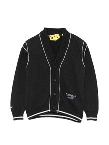 OFF-WHITE INITIALS HERE KNIT CARDIGAN