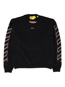 OFF-WHITE OFF DIAG ARROW KNIT CREW