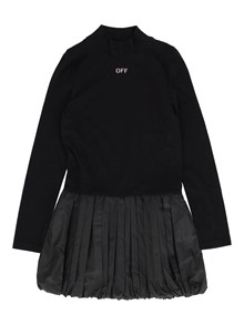 OFF-WHITE OFF STAMP BALOON DRESS