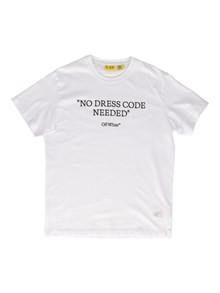 OFF-WHITE QUOTE NO DRESS CODE TEE S/S