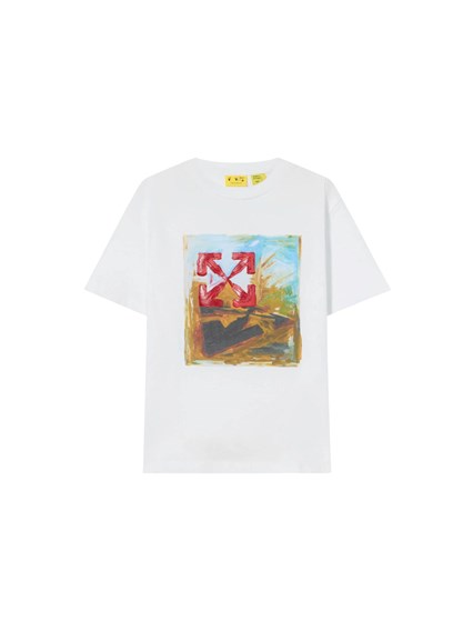 OFF-WHITE ARROW PAINTING TEE S/S