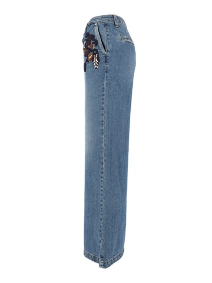 Ermanno Firenze JEANS WITH EMBELLISHMENTS