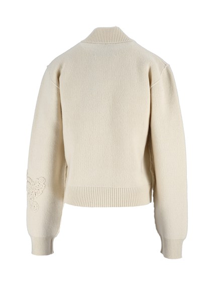 Ermanno Firenze KNITTED BOMBER JACKET
