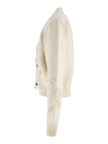 Ermanno Firenze KNITTED BOMBER JACKET