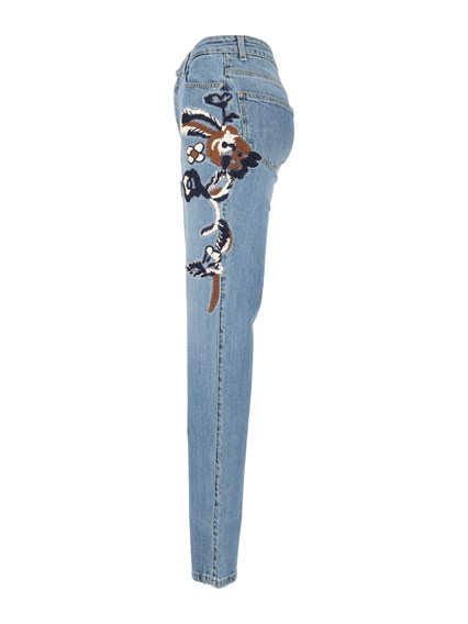 ERMANNO FIRENZE JEANS WITH EMBELLISHMENTS