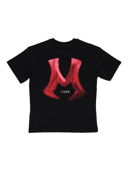 Msgm OVER JERSEY T-SHIRT BOY NERO/BLACK