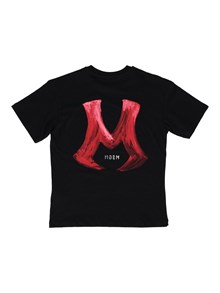 Msgm OVER JERSEY T-SHIRT BOY NERO/BLACK