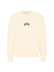 MSGM JUMPER UNISEX CREMA/CREAM