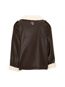 MSGM ECO SHERLING COAT GIRL CAFFE\'/COFFEE