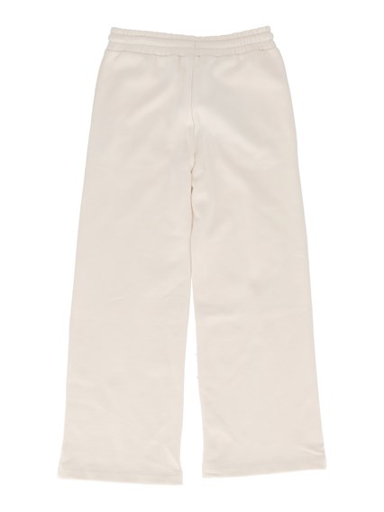 MSGM FLEECE PANTS GIRL CREMA/CREAM