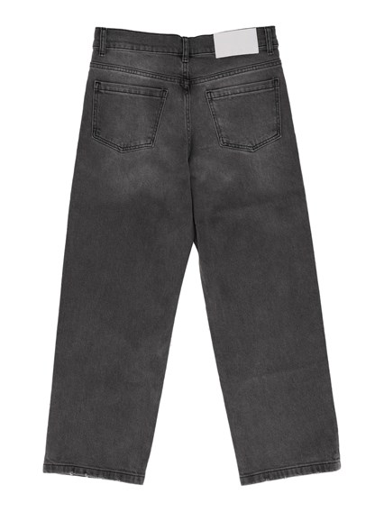 Msgm DENIM PANTS BOY GRIGIO SCURO/DARK GREY