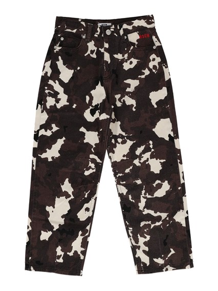 Msgm GABARDINE PANTS  GIRL PONY