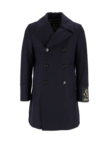 SEALUP PEACOAT GENOVA, IN LANA VERGINE, LEGGERA IMBOTTITURA, BOTTONI IN VERO CORNO